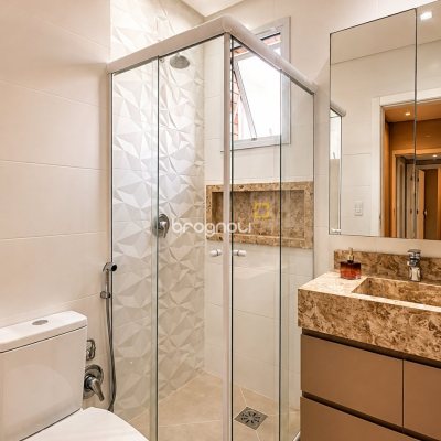 Apartamento com 107m², 3 quartos (sendo 1 suíte), 1 garagem, no bairro Campinas em São José