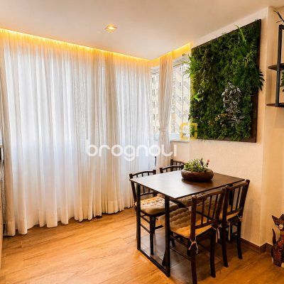 Apartamento com 107m², 3 quartos (sendo 1 suíte), 1 garagem, no bairro Campinas em São José