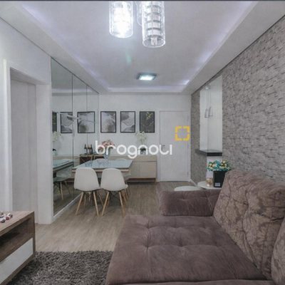 Apartamento com 64m², 2 quartos (sendo 1 suíte), 1 garagem, no bairro Estreito em Florianópolis