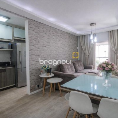 Apartamento com 64m², 2 quartos (sendo 1 suíte), 1 garagem, no bairro Estreito em Florianópolis