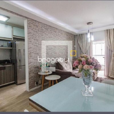 Apartamento com 64m², 2 quartos (sendo 1 suíte), 1 garagem, no bairro Estreito em Florianópolis