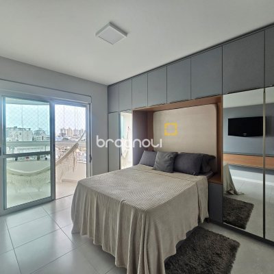 Apartamento com 98m², 3 quartos (sendo 1 suíte), 1 garagem, no bairro Barreiros em São José