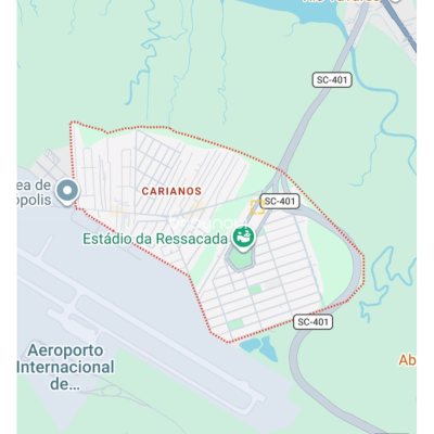 Terreno com 369m², no bairro Carianos em Florianópolis