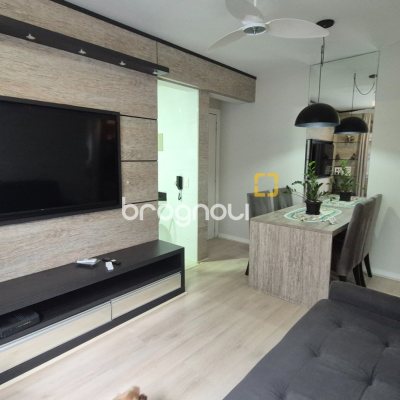 Apartamento com 42m², 1 quarto, 1 garagem, no bairro Canasvieiras em Florianópolis