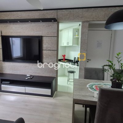 Apartamento com 42m², 1 quarto, 1 garagem, no bairro Canasvieiras em Florianópolis
