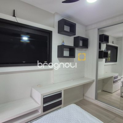 Apartamento com 42m², 1 quarto, 1 garagem, no bairro Canasvieiras em Florianópolis