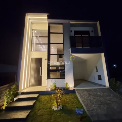 Casa de Condomínio com 152m², 3 quartos (sendo 1 suíte), 1 garagem, no bairro Beira Rio em Biguaçu