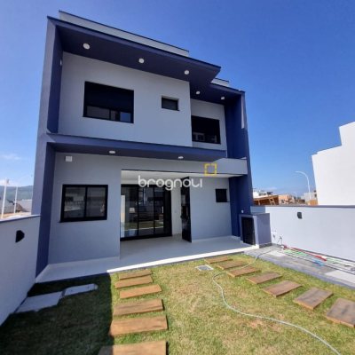 Casa de Condomínio com 152m², 3 quartos (sendo 1 suíte), 1 garagem, no bairro Beira Rio em Biguaçu