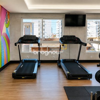 Apartamento com 53m², 2 quartos (sendo 1 suíte), 1 garagem, no bairro Ipiranga em São José