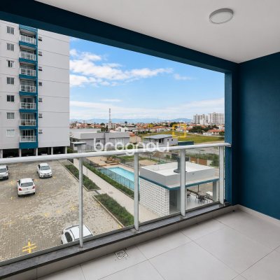 Apartamento com 53m², 2 quartos (sendo 1 suíte), 1 garagem, no bairro Ipiranga em São José
