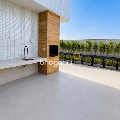 Apartamento com 78m², 2 quartos (sendo 1 suíte), 1 garagem, no bairro Nossa Senhora do Rosário em São José