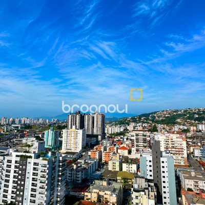 Apartamento com 78m², 2 quartos (sendo 1 suíte), 1 garagem, no bairro Nossa Senhora do Rosário em São José