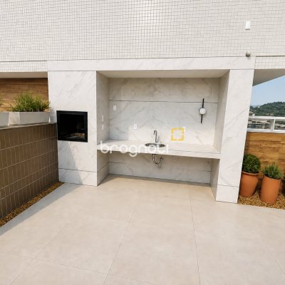Apartamento com 78m², 2 quartos (sendo 1 suíte), 1 garagem, no bairro Nossa Senhora do Rosário em São José