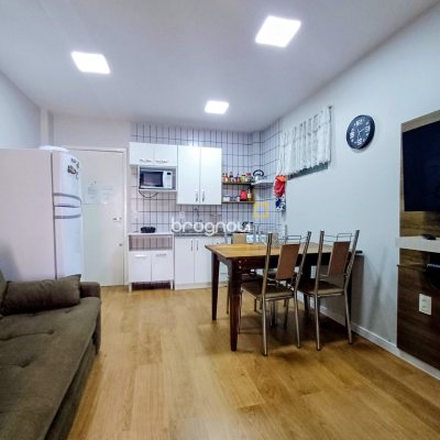 Apartamento com 42m², 1 quarto, 1 garagem, no bairro Canasvieiras em Florianópolis