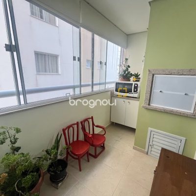 Apartamento com 79m², 2 quartos (sendo 1 suíte), 1 garagem, no bairro Palmas em Governador Celso Ramos