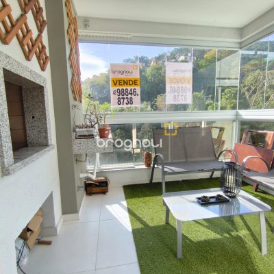 Apartamento com 71m², 2 quartos (sendo 1 suíte), 1 garagem, no bairro Saco Grande em Florianópolis