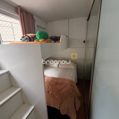 Apartamento com 64m², 3 quartos (sendo 1 suíte), 1 garagem, no bairro Ipiranga em São José