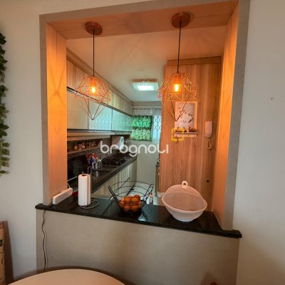 Apartamento com 64m², 3 quartos (sendo 1 suíte), 1 garagem, no bairro Ipiranga em São José