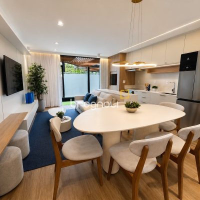 Apartamento com 76m², 2 quartos (sendo 2 suítes), 1 garagem, no bairro Ingleses em Florianópolis