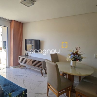 Apartamento com 41m², 1 quarto, 1 garagem, no bairro Canasvieiras em Florianópolis
