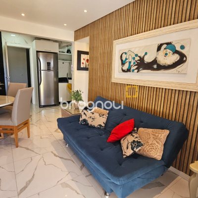 Apartamento com 41m², 1 quarto, 1 garagem, no bairro Canasvieiras em Florianópolis