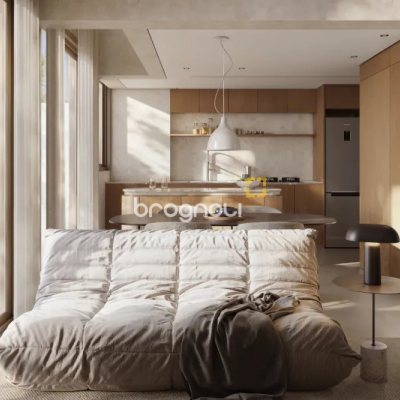 Apartamento com 69m², 1 quarto (sendo 1 suíte), 1 garagem, no bairro Campeche em Florianópolis