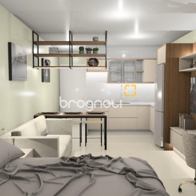 Apartamento com 33m², 1 quarto, 1 garagem, no bairro Santo Antônio de Lisboa em Florianópolis