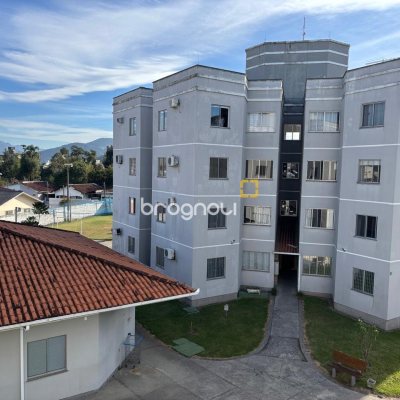 Apartamento com 46m², 2 quartos, 1 garagem, no bairro Aririú em Palhoça
