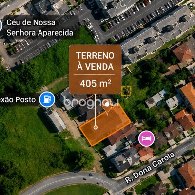 Terreno com 405m², no bairro Serraria em São José