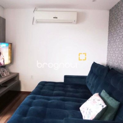 Apartamento com 76m², 2 quartos (sendo 1 suíte), 1 garagem, no bairro Centro em Palhoça