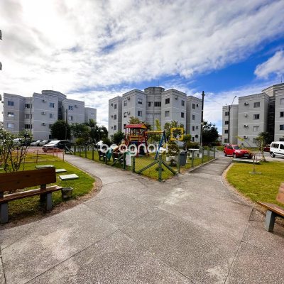 Apartamento com 46m², 2 quartos, 1 garagem, no bairro Aririú em Palhoça