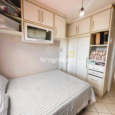 Apartamento com 46m², 2 quartos, 1 garagem, no bairro Aririú em Palhoça