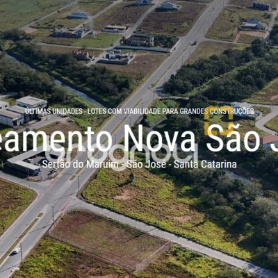 Terreno com 368m², no bairro Sertão do Maruim em São José