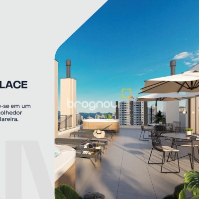 Apartamento com 52m², 2 quartos (sendo 1 suíte), 1 garagem, no bairro Barreiros em São José
