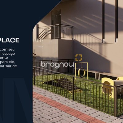 Apartamento com 52m², 2 quartos (sendo 1 suíte), 1 garagem, no bairro Barreiros em São José