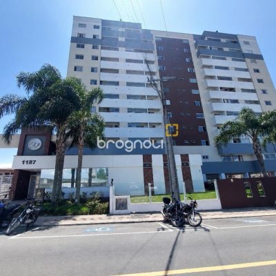 Apartamento com 63m², 2 quartos (sendo 1 suíte), 1 garagem, no bairro Areias em São José