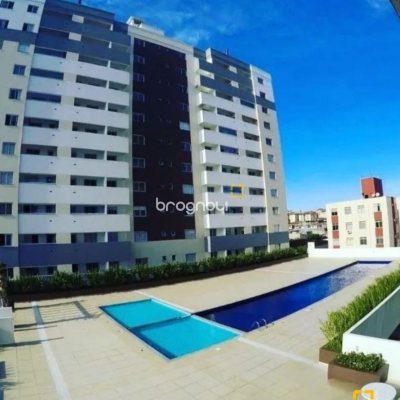 Apartamento com 63m², 2 quartos (sendo 1 suíte), 1 garagem, no bairro Areias em São José
