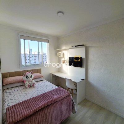 Apartamento com 48m², 2 quartos, 1 garagem, no bairro Roçado em São José