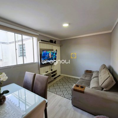 Apartamento com 48m², 2 quartos, 1 garagem, no bairro Roçado em São José