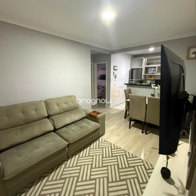 Apartamento com 48m², 2 quartos, 1 garagem, no bairro Roçado em São José