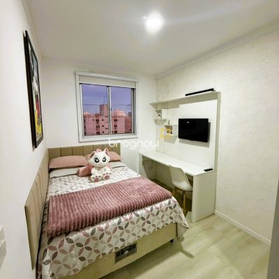 Apartamento com 48m², 2 quartos, 1 garagem, no bairro Roçado em São José