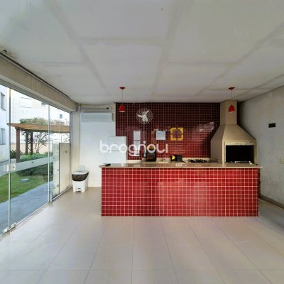 Apartamento com 48m², 2 quartos, 1 garagem, no bairro Roçado em São José