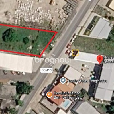 Terreno com 1304m², no bairro Areias do Meio em Governador Celso Ramos