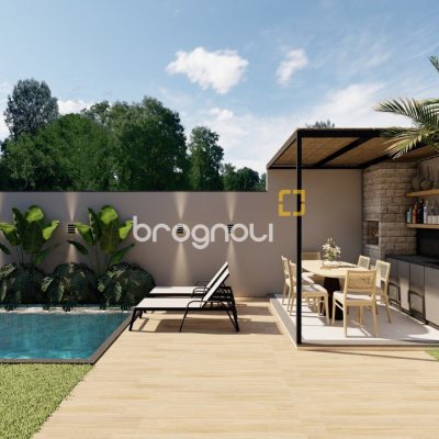 Casa com 137m², 4 quartos (sendo 3 suítes), 2 garagens, no bairro Forquilhas em São José