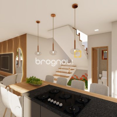 Casa com 137m², 4 quartos (sendo 3 suítes), 2 garagens, no bairro Forquilhas em São José