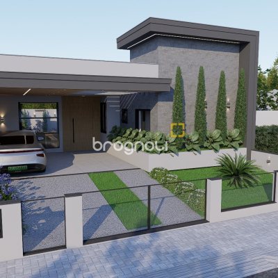 Casa com 120m², 3 quartos (sendo 1 suíte), 2 garagens, no bairro Forquilhas em São José