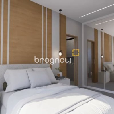 Casa com 120m², 3 quartos (sendo 1 suíte), 2 garagens, no bairro Forquilhas em São José