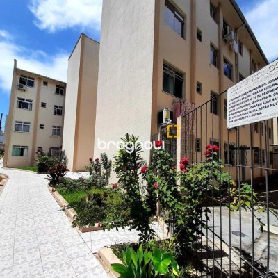 Apartamento com 40m², 2 quartos, 1 garagem, no bairro Praia Comprida em São José