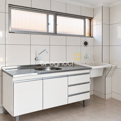 Apartamento com 41m², 2 quartos, 1 garagem, no bairro Barreiros em São José