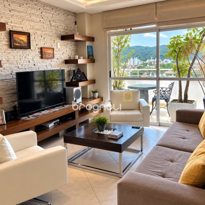 Cobertura com 253m², 3 quartos (sendo 1 suíte), 3 garagens, no bairro Itacorubi em Florianópolis